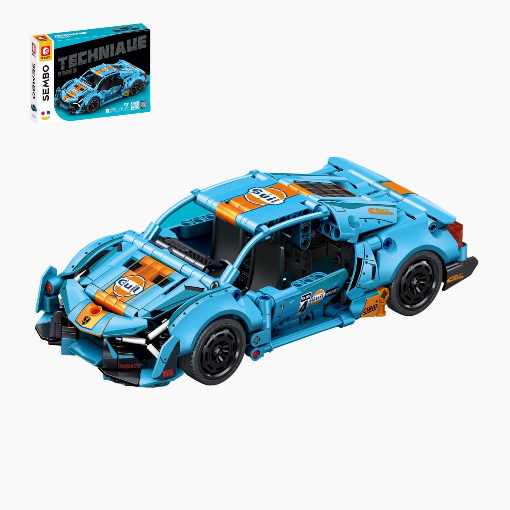 Bộ Đồ Chơi Lắp Ráp Siêu Xe Rambo Bão Tố - SEMBO 715317