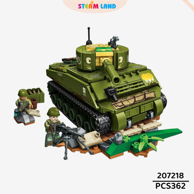 Bộ lắp ráp mô hình xe tăng SEMBO BLOCK-207218