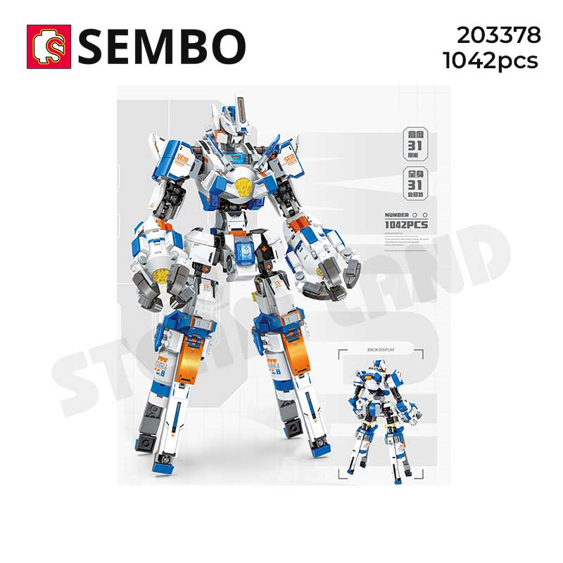 Bộ Lắp Ráp Robot Starry Sky Streamer Kèm Máy Bay Tiêm Kích CZ-5 - SEMBO 203378