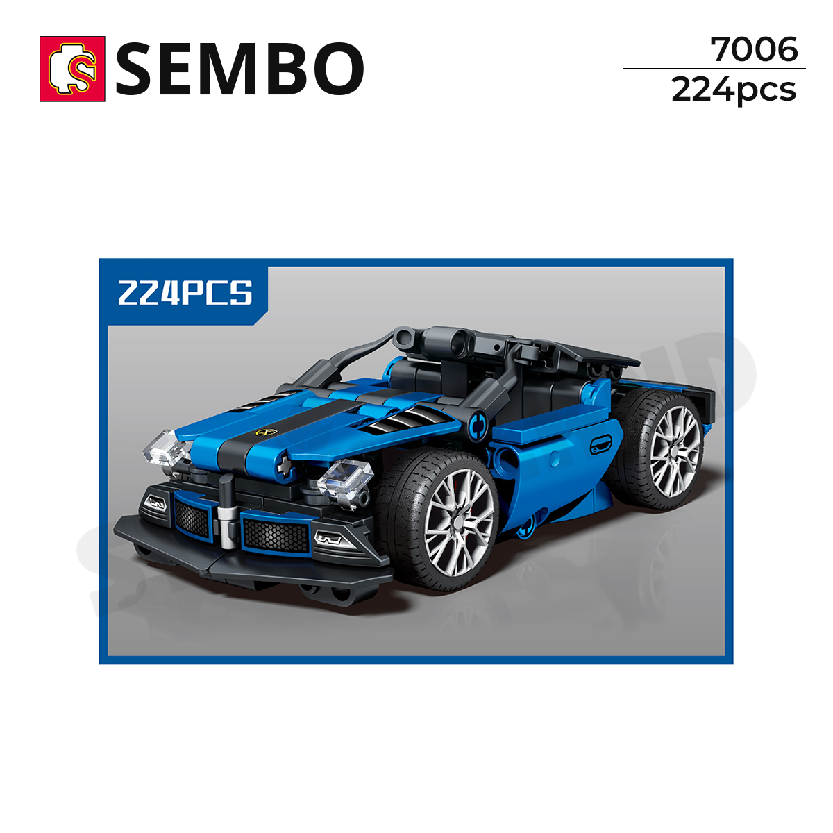 Bộ Lắp Ráp Siêu Xe Chiến xa chim ưng – SEMBO 7006