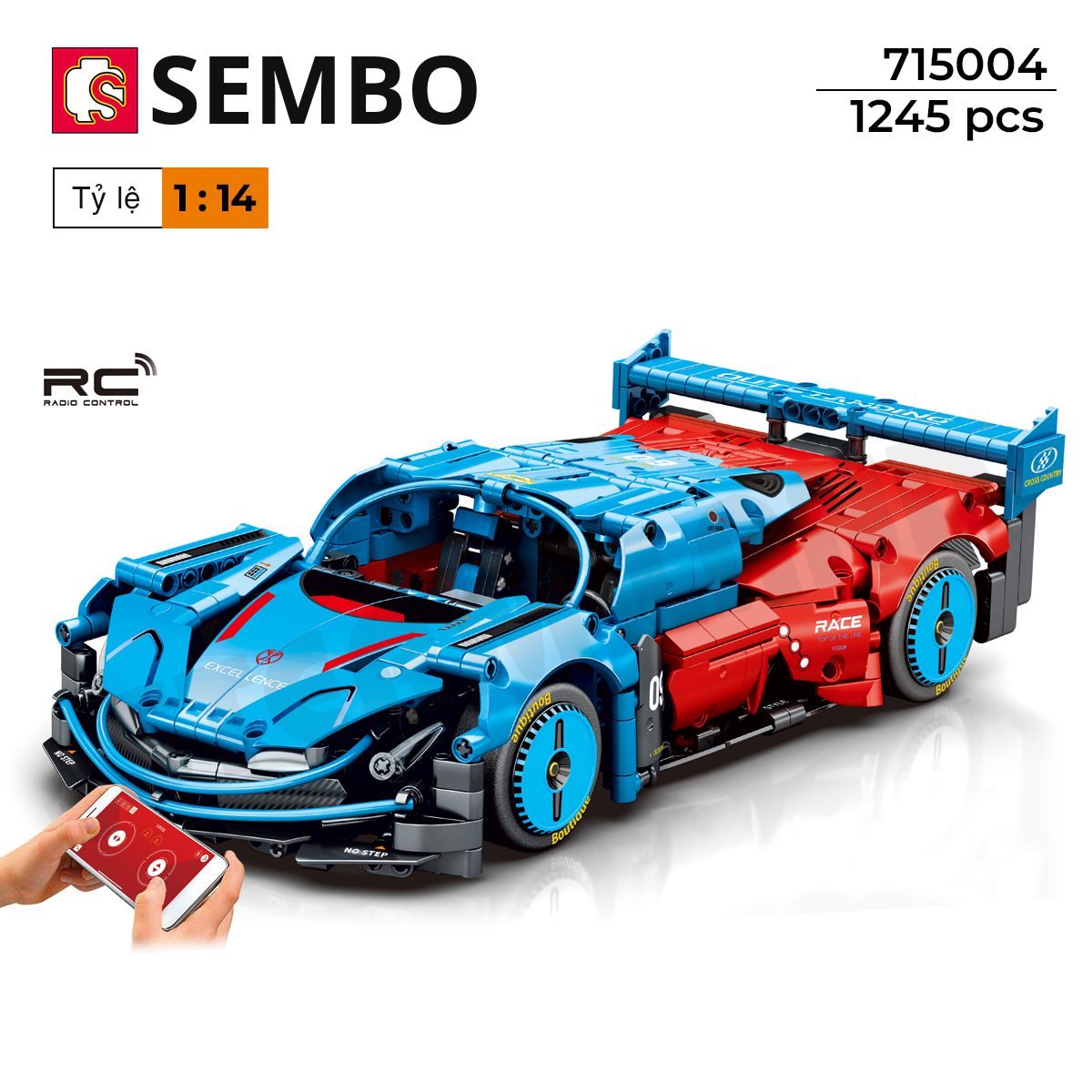 Bộ Lắp Ráp Siêu Xe Thể Thao Storm Wind – SEMBO 715004