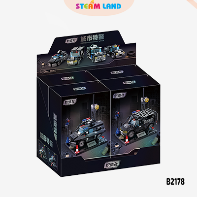 Bộ lắp ráp Xe Cảnh Sát mini CZS-B2178