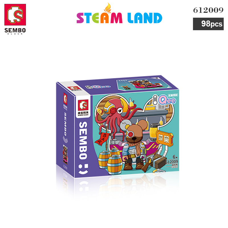 Bộ Lego Qee Bear Nhạc Sĩ - SEMBO 612009