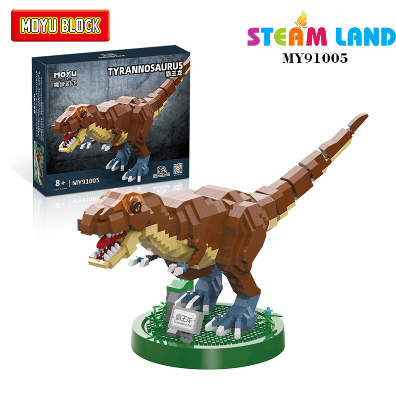 Đồ chơi lắp ráp Khủng long bạo chúa Tyrannosaurus REX - MOYU 91005