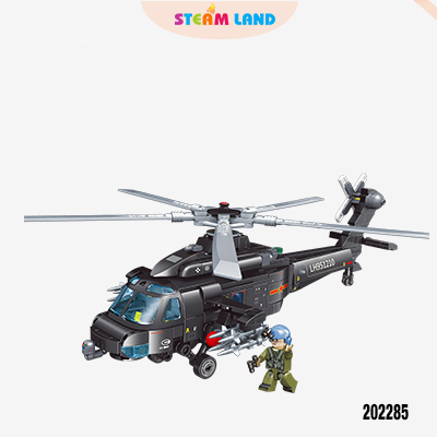 Đồ chơi lắp ráp mô hình trực thăng Z-20T SEMBO BLOCK-202285