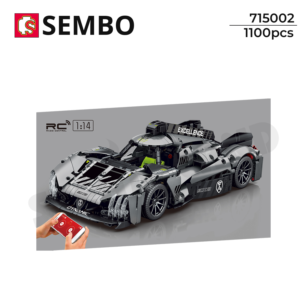 Đồ Chơi Lắp Ráp Siêu Xe Peugeot – SEMBO 715002