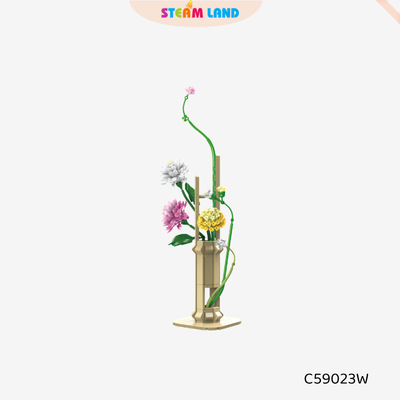 Lắp ráp lọ hoa trang trí (YK17) -CADA-C59023W