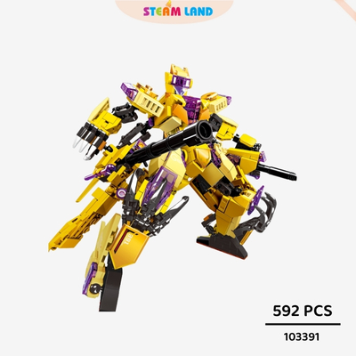 Lắp ráp mecha 2 in 1 Hoàng kim long SEMBO-103391