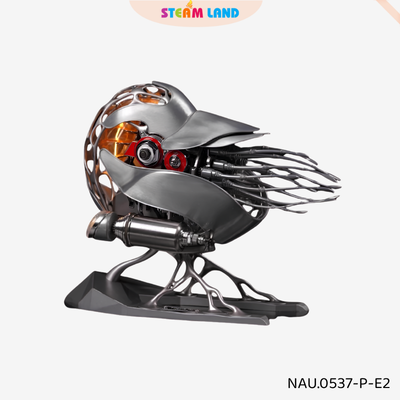 Lắp ráp mô hình cơ khí Ốc Nautilus (màu bạc) - JIXIE-NAU.0537-P-E2