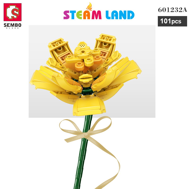 Lego Hoa Saffron Vàng - SEMBO 601232A