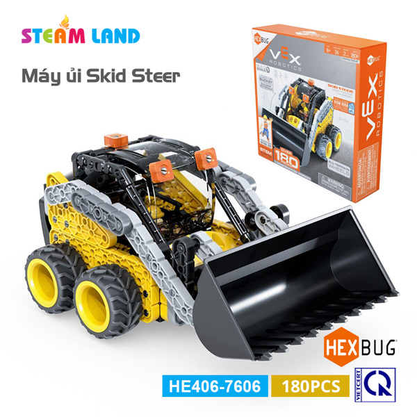 Máy ủi Skid Steer - HEXBUG 406 - 7606