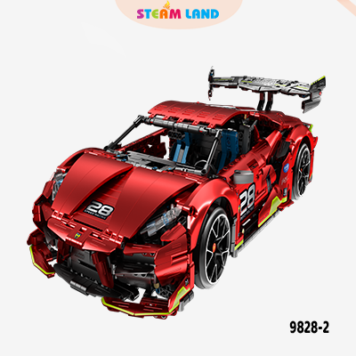 Mô hình siêu xe Wind Red Electroplate 1:10 - iM.Master 9828-2