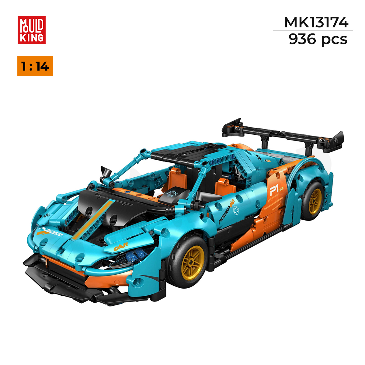 Siêu Xe McLaren P1 GTR Điều Khiển APP – Mouldking 13174