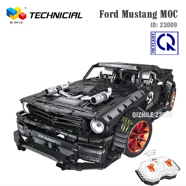 Xe Ford Mustang MOC - QIZHILE 23009