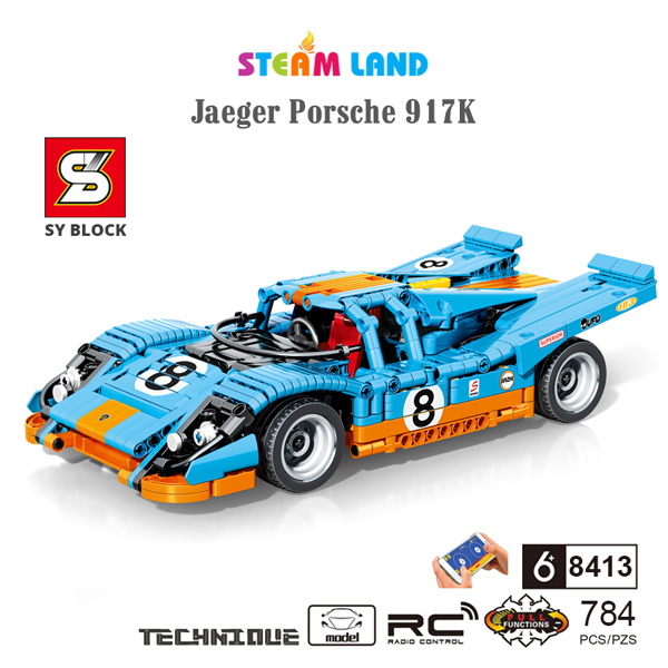 Xe Jaeger Porsche 917K điều khiển – SY BLOCK 8413